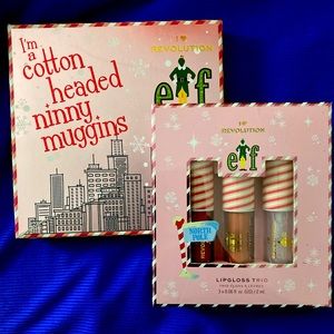 I❤️Revolution ELF Theme Eye Shadow Palette and Lip Gloss Trio